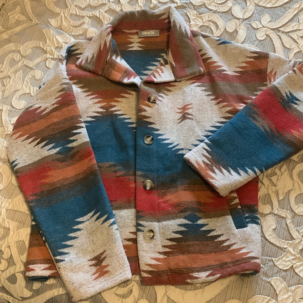 Oversized Aztec jacket